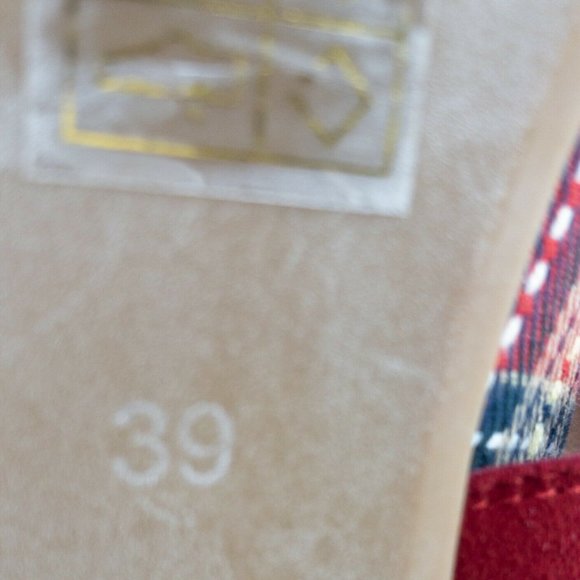 Red Plaid Mary Jane Heels - Picture 10 of 10